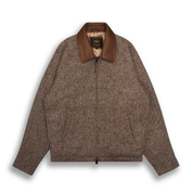 THE DUNBAR - Brown Donegal Wool Classic Fit - Golden Bear Sportswear