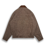 THE DUNBAR - Brown Donegal Wool Classic Fit - Golden Bear Sportswear