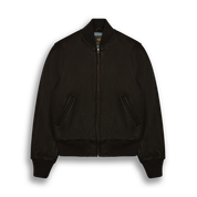 THE ASHBURY - Dark Brown Leather Classic Fit - Golden Bear Sportswear