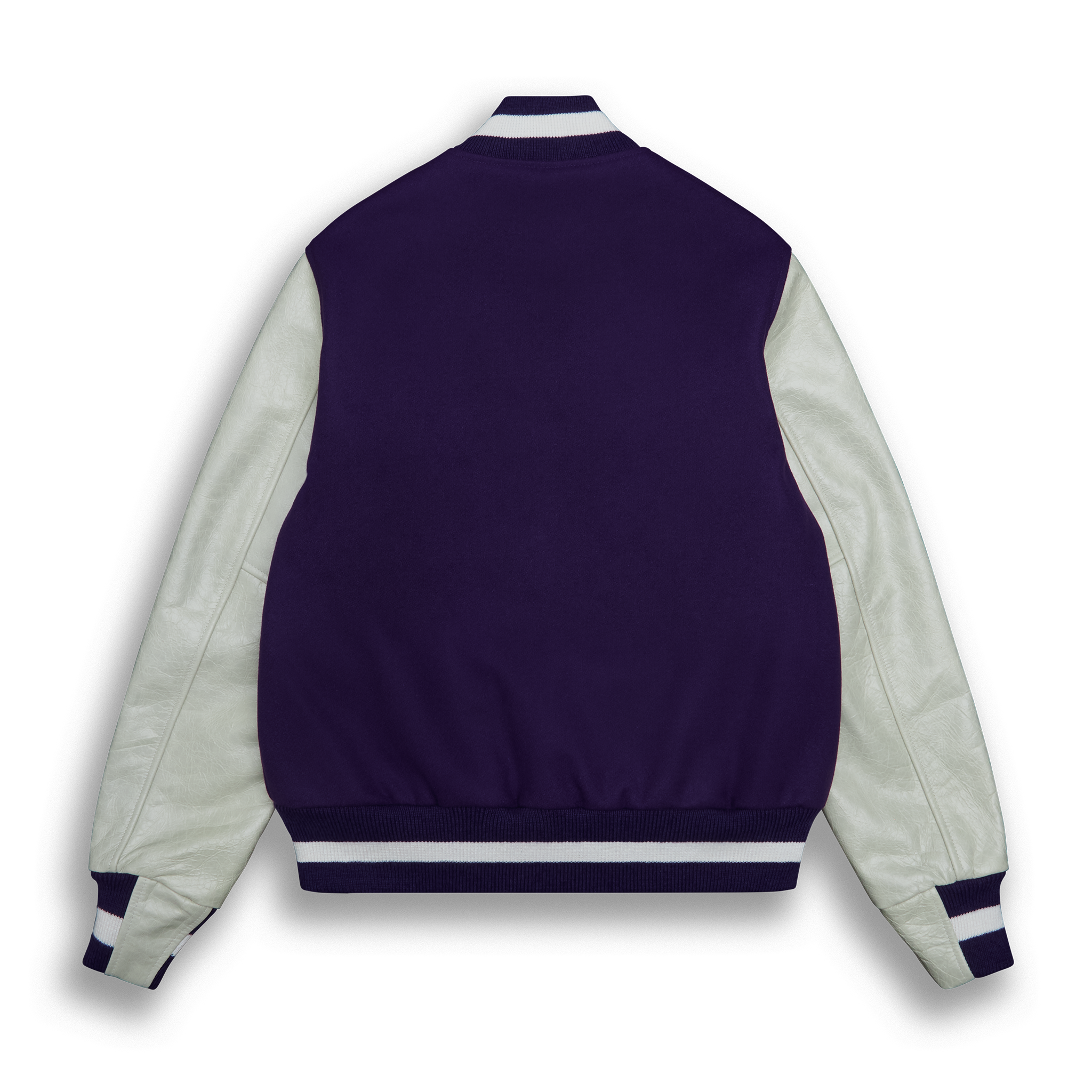 White Leather Contemporary Fit - Golden Bear Sportswear