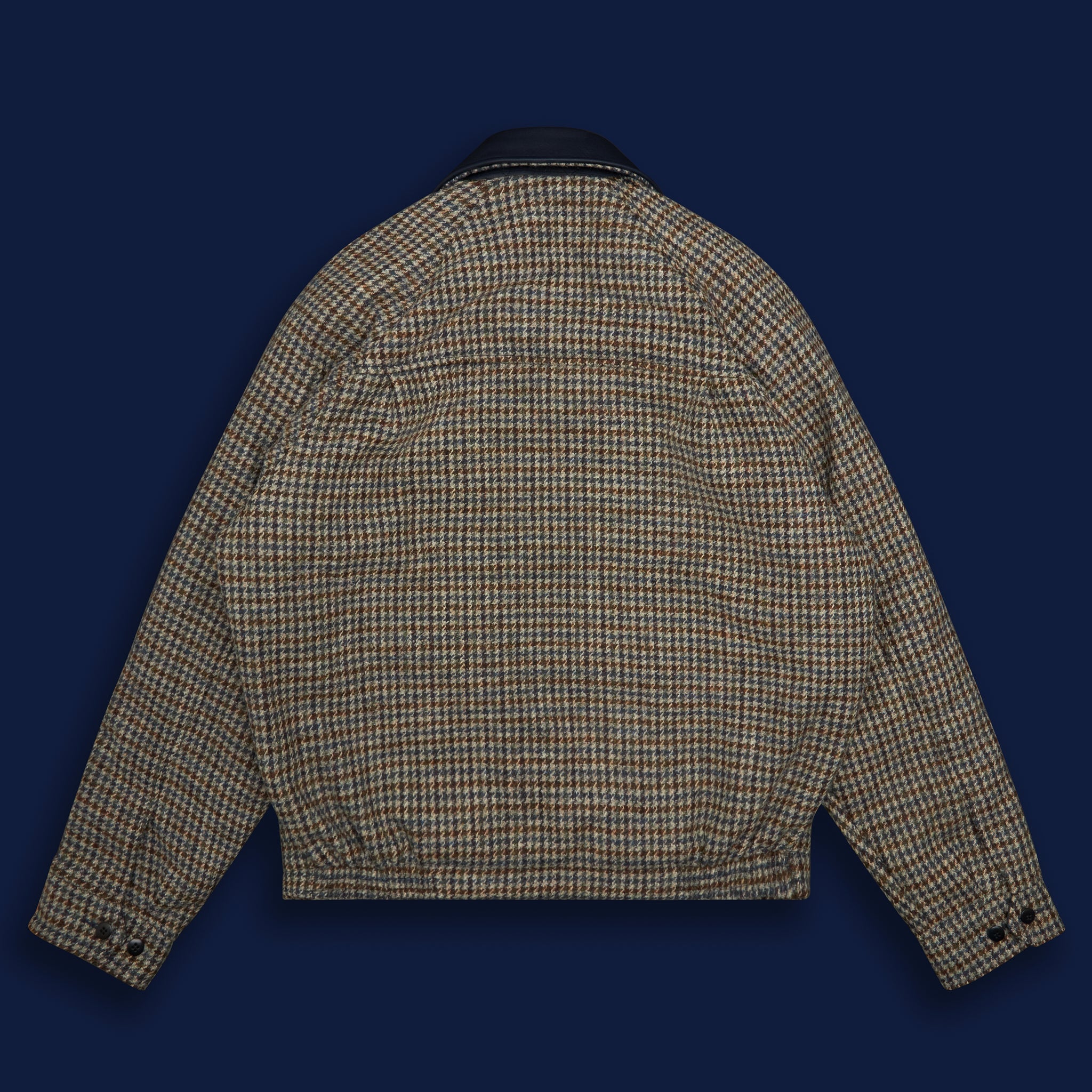 Brown Plaid Wool Classic Fit - Golden Bear Sportswear 