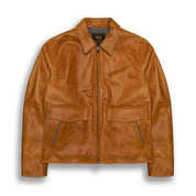 THE WATERFRONT - Original Mustard Leather Contemporary Fit - Golden Bear Sportswear 