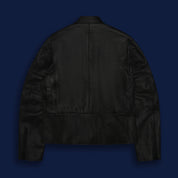 THE LODI - Black Horse Hide Leather Slim Fit - Golden Bear Sportswear 