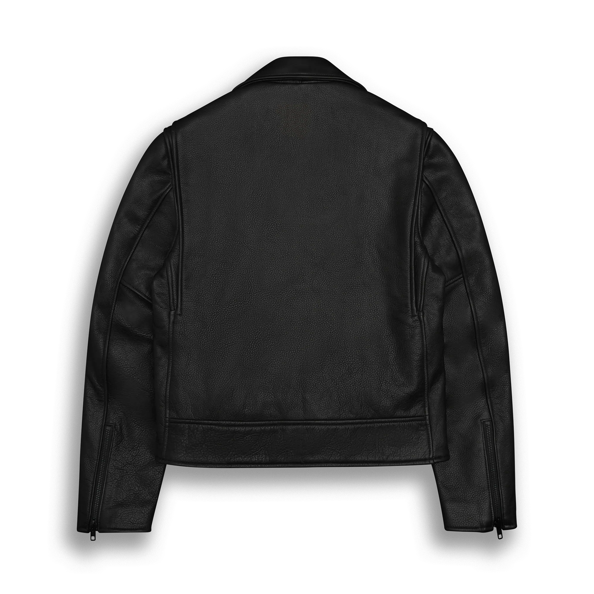 THE BRANNAN - Black Leather Contemporary Fit