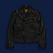 THE BRANNAN - Black Leather Contemporary Fit
