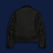 THE BRANNAN - Black Leather Contemporary Fit