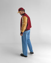 THE ALBANY - Cardinal Melton Wool/Tan Leather Classic Fit