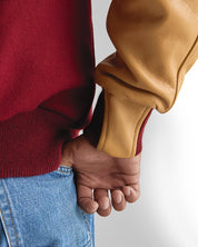 THE ALBANY - Cardinal Melton Wool/Tan Leather Classic Fit