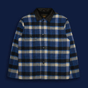 THE NEWMAN - Blue/Black Plaid Wool Tailored Classic Fit - Golden Bear Sportswear 
